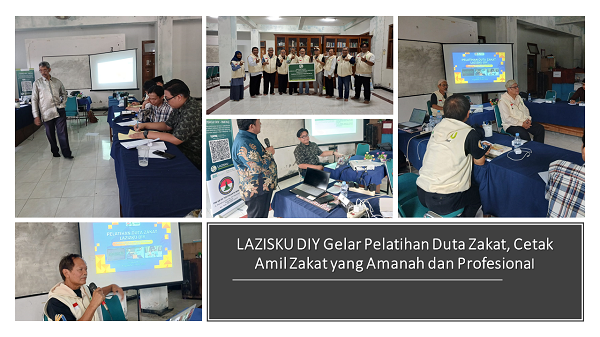 LAZISKU DIY Gelar Pelatihan Duta Zakat, Cetak Amil Zakat yang Amanah dan Profesional