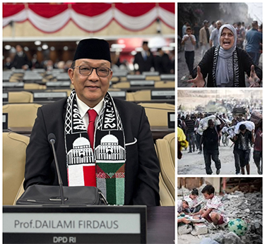 Prof. Dailami:  DPD RI Teguh Dukung Palestina Merdeka