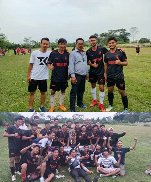 Tricatering Juara Turnamen Sepakbola Piala Kades Cijaya