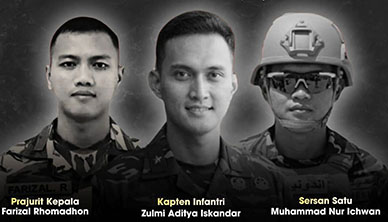 UBN Beri Penghormatan Terhadap TNI yang Gugur di Lebanon