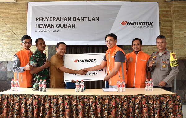 Hankook Tire Konsisten Selama 14 Tahun Serahkan Hewan Kurban untuk Masyarakat Kabupaten Bekasi