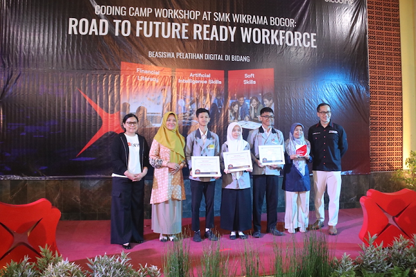 DBS Foundation dan Dicoding Gelar Coding Camp Workshop di SMK Wikrama Bogor