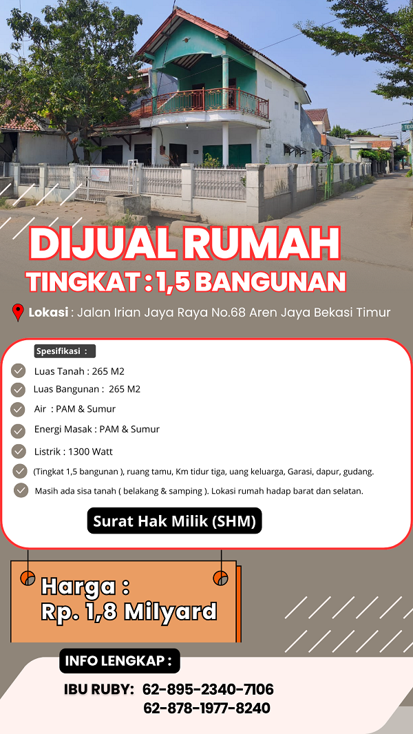 RUMAH DIJUAL