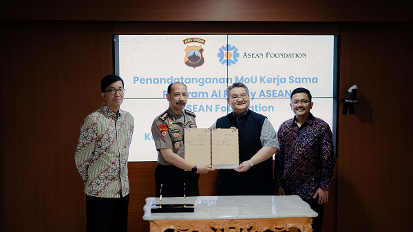 Dorong Literasi AI di Indonesia, ASEAN Foundation Jalin Kerja Sama dengan Polda Jateng 