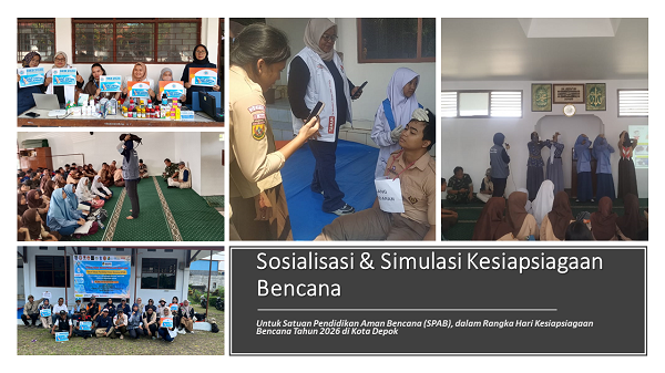 Wujudkan SPAB di Kota Depok, Baraya Care Gelar Sosialisasi dan Simulasi Kesiapsiagaan Bencana