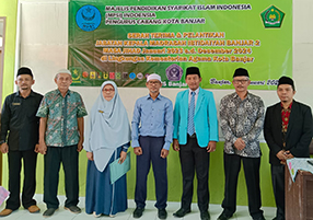 MPSII Jabar Melantik Kepala Madrasah Ibtidaiyah Favorit di Kota Banjar