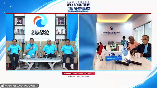 Partai Gelora Resmi Launching Desk Verifikasi Parpol Jelang Pemilu 2029