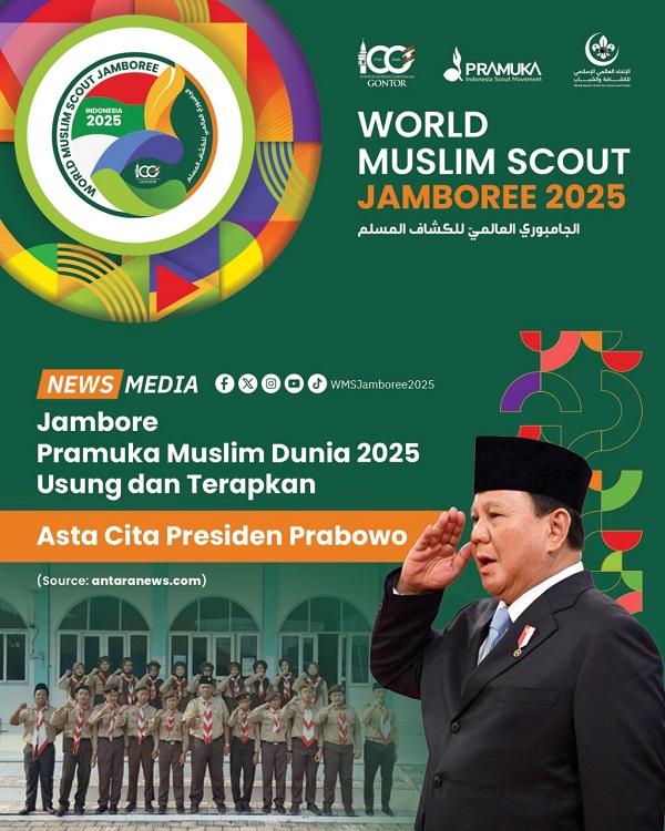Jambore Pramuka 2025 Usung Misi Islam Damai, Panitia Terapkan Nilai Asta Cita Presiden Prabowo