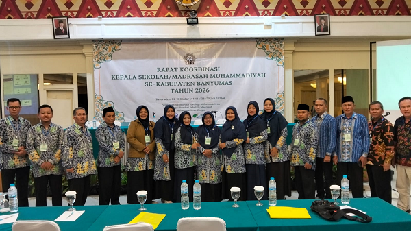 Memperkuat Ideologi dan Mutu, PDM Banyumas Gelar Rakor Kepsek dan Kamad di Baturraden