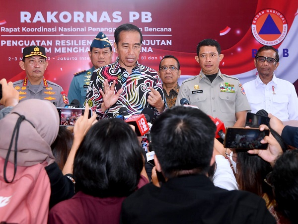 Presiden Jokowi Dorong Penggunaan Dana Bersama Bencana secara Tepat
