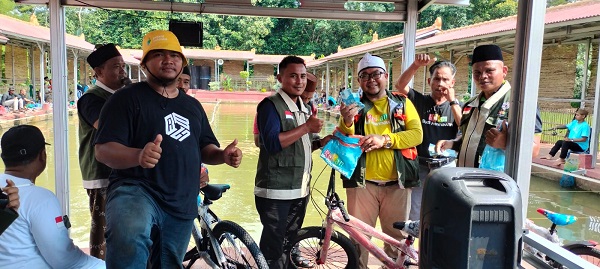 Puncak Acara Ulang Tahun Presiden RBH Mancing Mancing Sediakan Hadiah Sepeda Gunung 