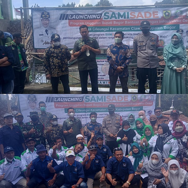 Launching SAMISADE di Desa Cileungsi, Ciawi, Bogor