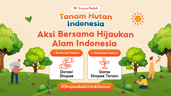Rayakan HLH,Shopee Ajak Pengguna Tanam Mangrove Lewat Donasi & Permainan Interaktif