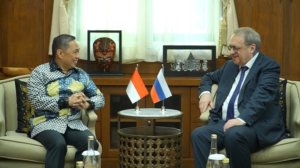 Wamenlu Anis Matta Jamu Wamenlu Rusia Bahas Isu Palestina dan Dunia Islam