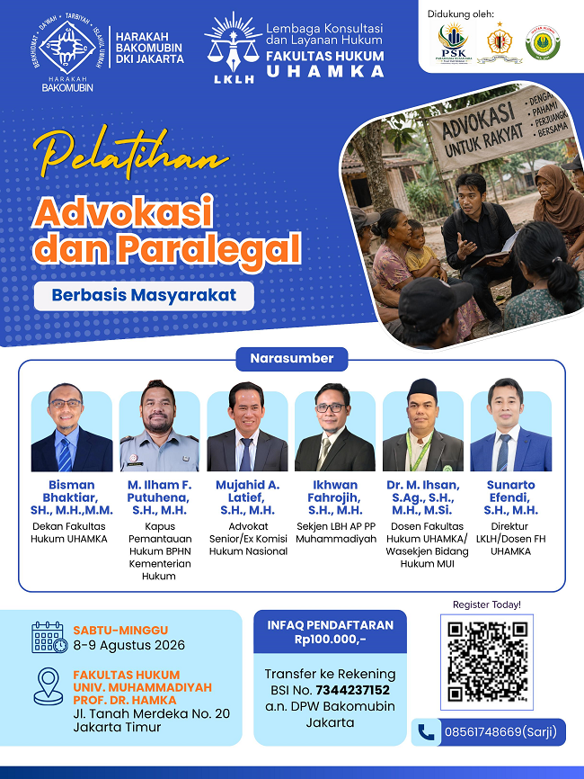 Pelatihan Paralegal Bakomubin - UHAMKA